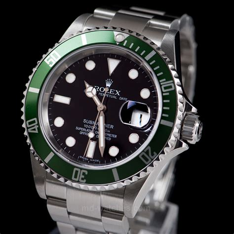 rolex green submariner review|rolex submariner green bezel price.